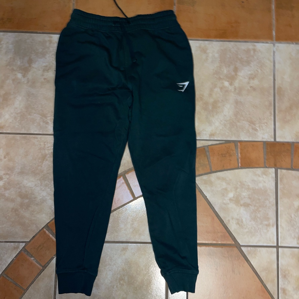 Size small green gym shark joggers